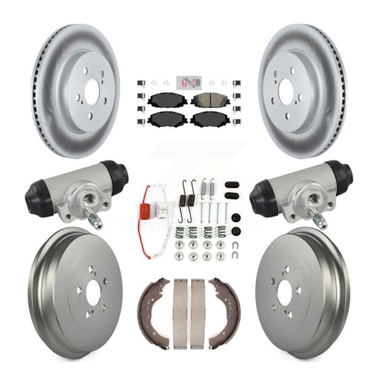 Coated Disc Rotors and Ceramic Brake Pads Kit-KGA-106330