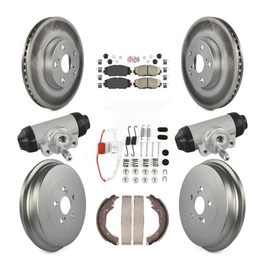 Coated Disc Rotors and Ceramic Brake Pads Kit-KGA-106331