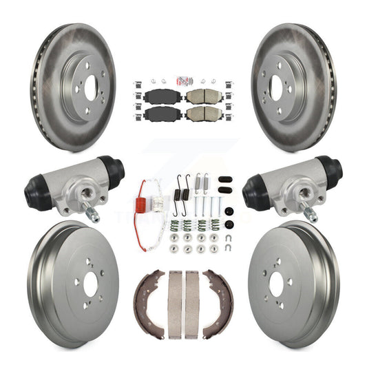 Coated Disc Rotors and Ceramic Brake Pads Kit-KGA-106332