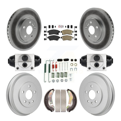 Coated Disc Rotors and Ceramic Brake Pads Kit-KGA-106336 - Kit.bestparts.ca
