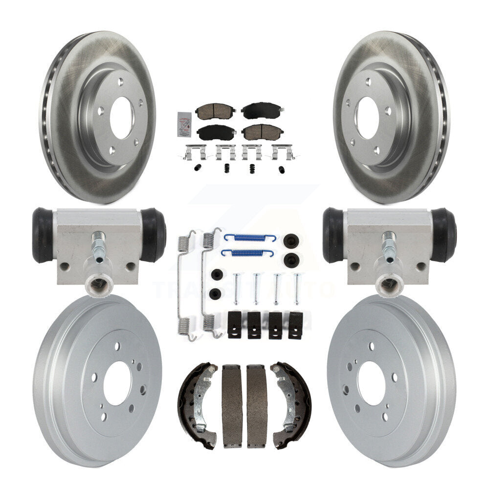 Coated Disc Rotors and Ceramic Brake Pads Kit-KGA-106349