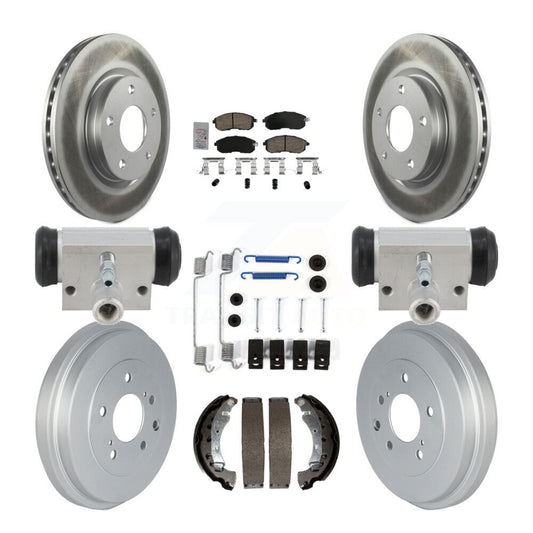 Coated Disc Rotors and Ceramic Brake Pads Kit-KGA-106349