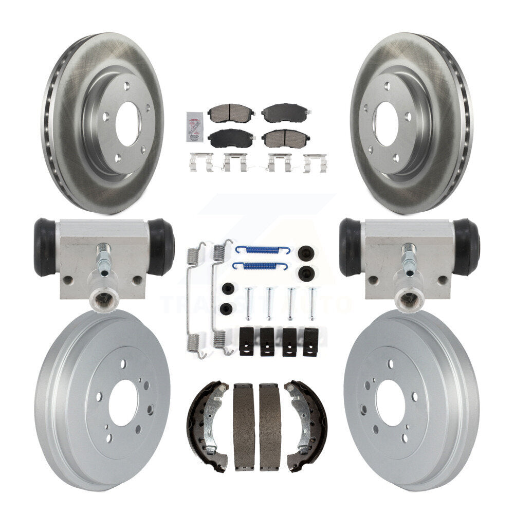Coated Disc Rotors and Ceramic Brake Pads Kit-KGA-106350