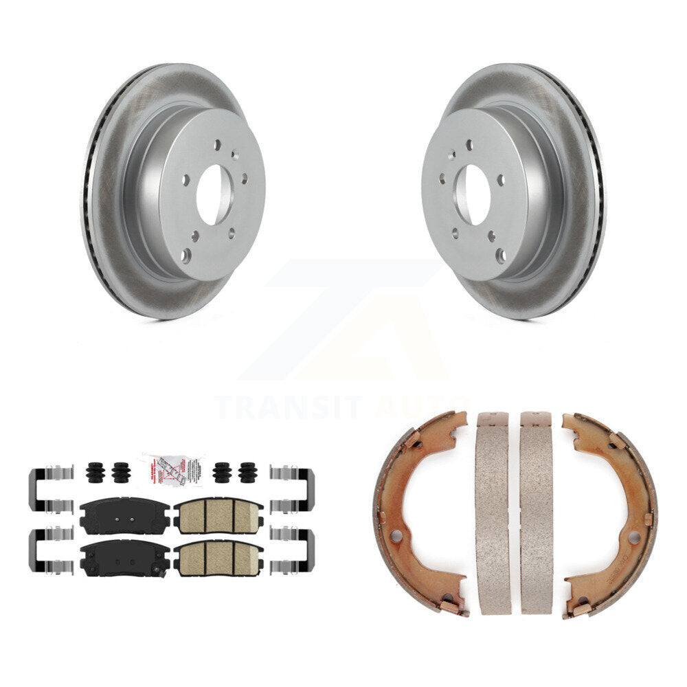 Coated Disc Rotors and Ceramic Brake Pads Kit-KGA-106392 - Kit.bestparts.ca