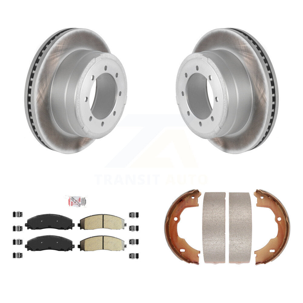 Coated Disc Rotors and Semi-Metallic Brake Pads Kit-KGA-106558 - Kit.bestparts.ca