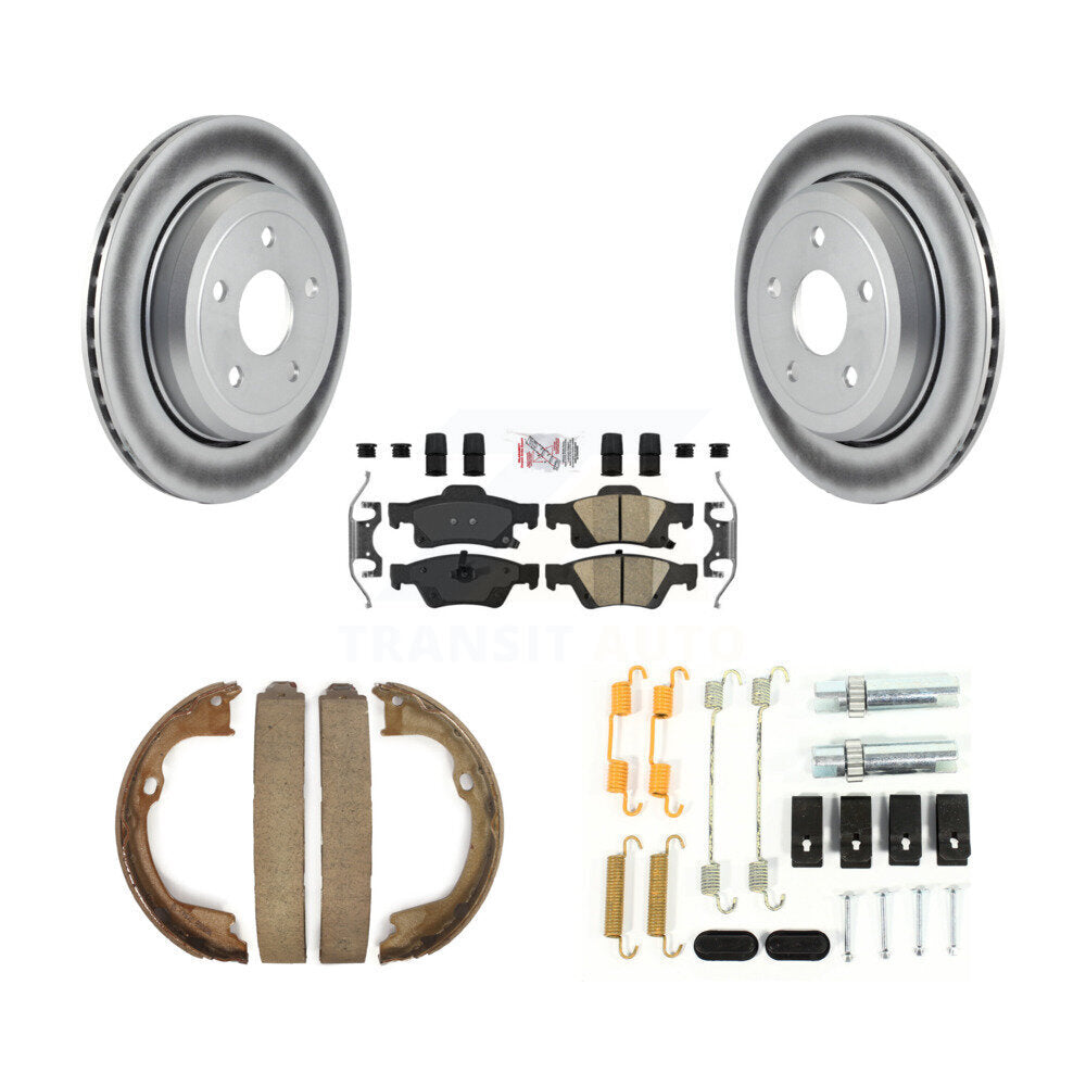 Coated Disc Rotors and Ceramic Brake Pads Kit-KGA-107004 - Kit.bestparts.ca