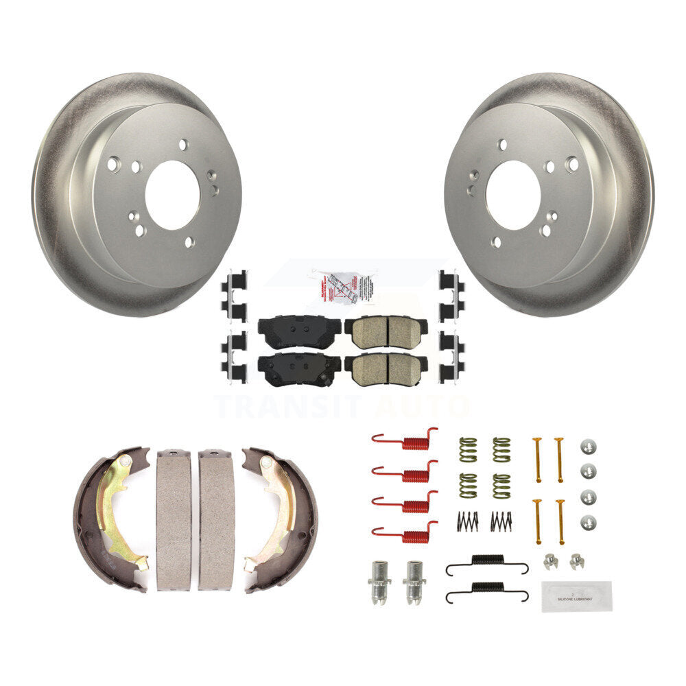 Coated Disc Rotors and Ceramic Brake Pads Kit-KGA-107256 - Kit.bestparts.ca