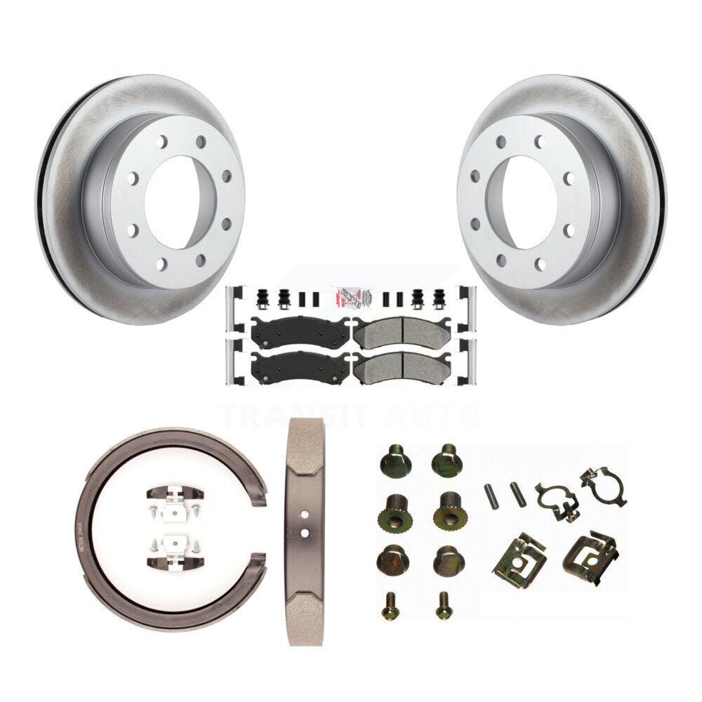 coated disc rotors and semi metallic brake pads-kga-107284 - Kit.bestparts.ca