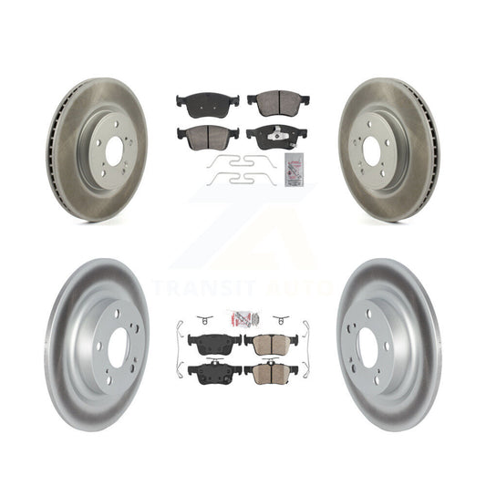 Coated Disc Rotors and Ceramic Brake Pads Kit-KGA-107555 - Kit.bestparts.ca