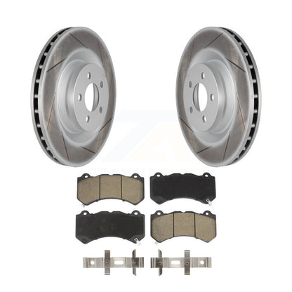 Coated Slotted Disc Rotors and Ceramic Brake Pads Kit-KGC-100131 - Kit.bestparts.ca