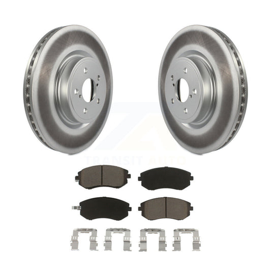 Coated Disc Rotors and Ceramic Brake Pads Kit-KGC-100138 - Kit.bestparts.ca