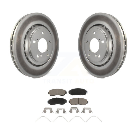 Coated Disc Rotors and Ceramic Brake Pads Kit-KGC-100161 - Kit.bestparts.ca