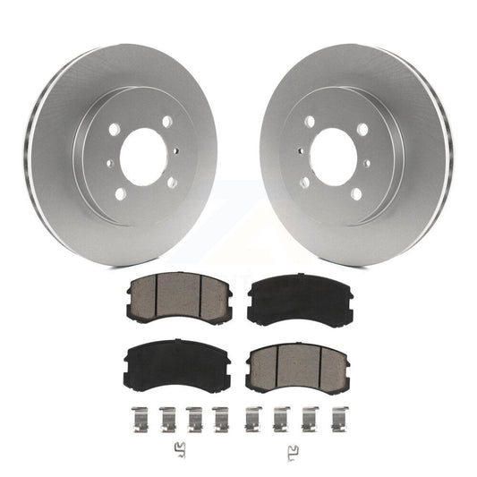 Coated Disc Rotors and Ceramic Brake Pads Kit-KGC-100165 - Kit.bestparts.ca