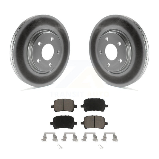 Coated Disc Rotors and Ceramic Brake Pads Kit-KGC-100187 - Kit.bestparts.ca