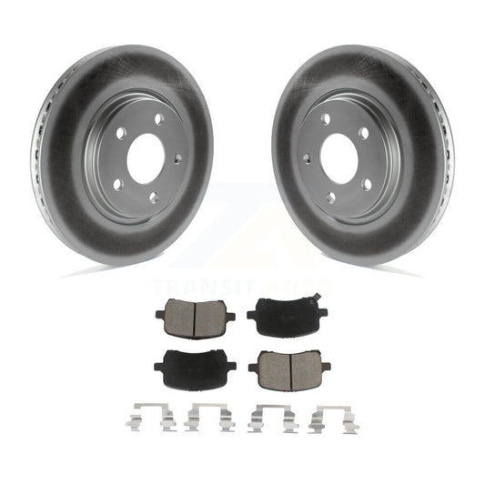 Coated Disc Rotors and Ceramic Brake Pads Kit-KGC-100188 - Kit.bestparts.ca