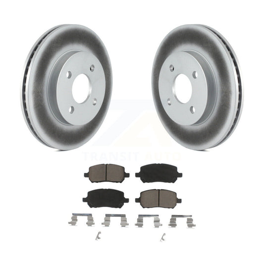 Coated Disc Rotors and Ceramic Brake Pads Kit-KGC-100189 - Kit.bestparts.ca