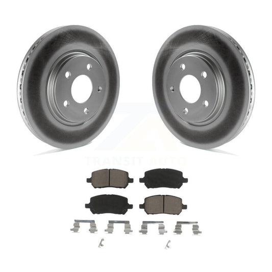 Coated Disc Rotors and Ceramic Brake Pads Kit-KGC-100193 - Kit.bestparts.ca