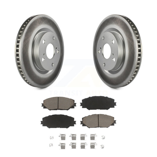 Coated Disc Rotors and Ceramic Brake Pads Kit-KGC-100197 - Kit.bestparts.ca
