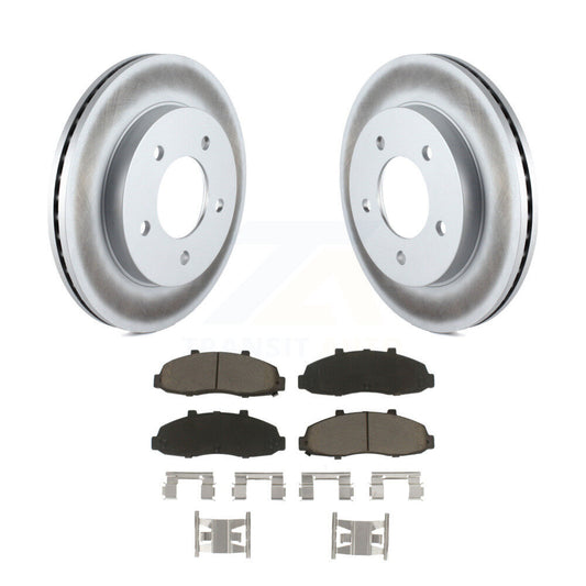 coated disc rotors and ceramic brake pads-kgc-100220 - Kit.bestparts.ca