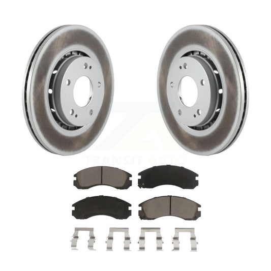 Coated Disc Rotors and Ceramic Brake Pads Kit-KGC-100241 - Kit.bestparts.ca