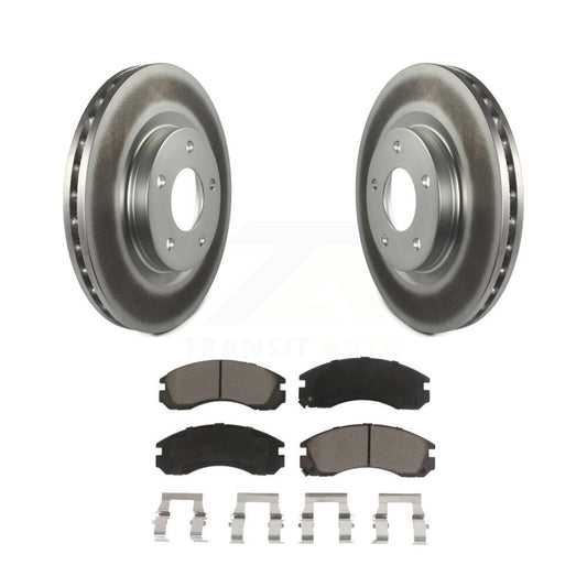 Coated Disc Rotors and Ceramic Brake Pads Kit-KGC-100242 - Kit.bestparts.ca