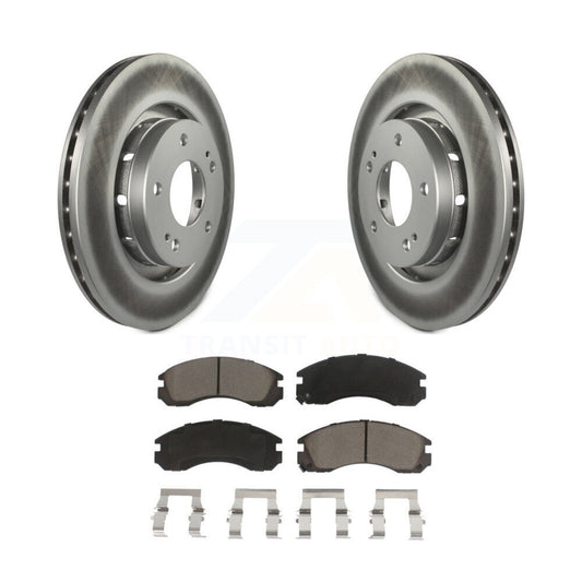 Coated Disc Rotors and Ceramic Brake Pads Kit-KGC-100243 - Kit.bestparts.ca