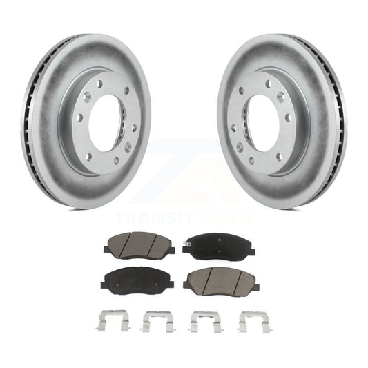 Coated Disc Rotors and Ceramic Brake Pads Kit-KGC-100245 - Kit.bestparts.ca