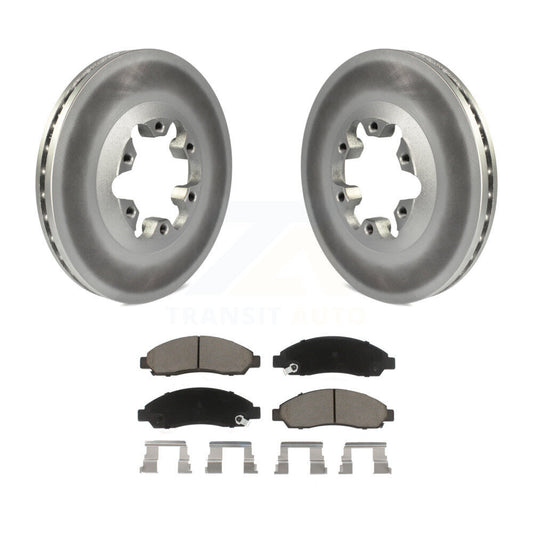 coated disc rotors and ceramic brake pads-kgc-100246 - Kit.bestparts.ca