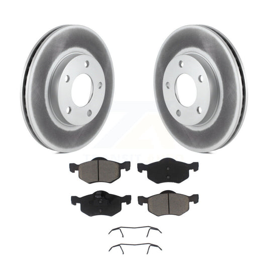 Coated Disc Rotors and Ceramic Brake Pads Kit-KGC-100255 - Kit.bestparts.ca