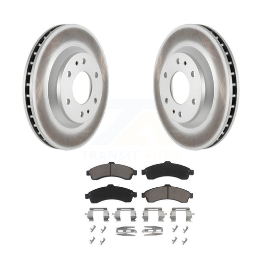 Coated Disc Rotors and Ceramic Brake Pads Kit-KGC-100266 - Kit.bestparts.ca