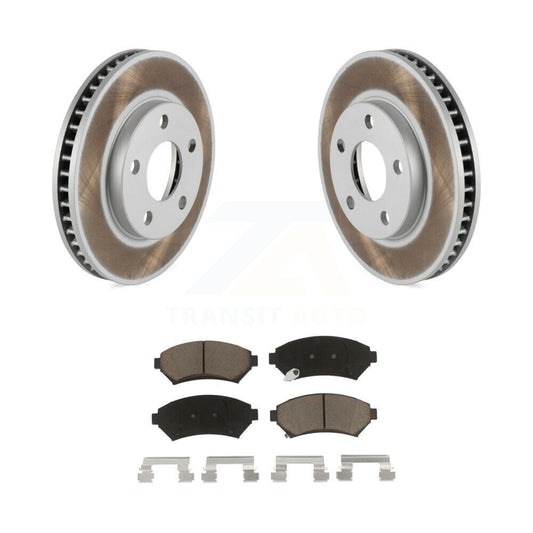 Coated Disc Rotors and Ceramic Brake Pads Kit-KGC-100292 - Kit.bestparts.ca