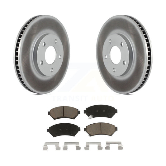 Coated Disc Rotors and Ceramic Brake Pads Kit-KGC-100293 - Kit.bestparts.ca