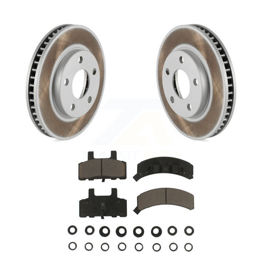 Coated Disc Rotors and Ceramic Brake Pads Kit-KGC-100296 - Kit.bestparts.ca