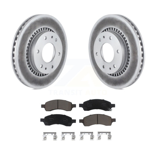 Coated Disc Rotors and Ceramic Brake Pads Kit-KGC-100297 - Kit.bestparts.ca