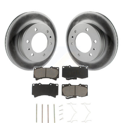 Coated Disc Rotors and Ceramic Brake Pads Kit-KGC-100299 - Kit.bestparts.ca
