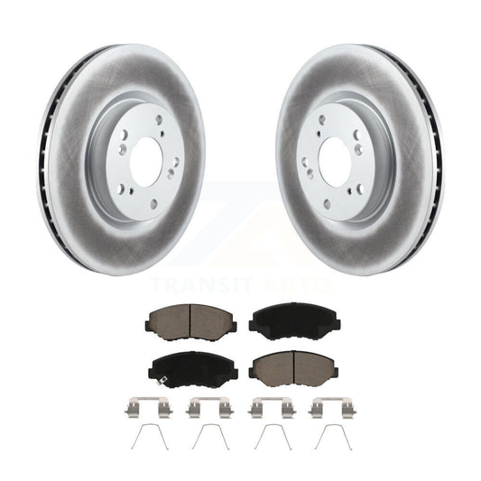 Coated Disc Rotors and Ceramic Brake Pads Kit-KGC-100308 - Kit.bestparts.ca