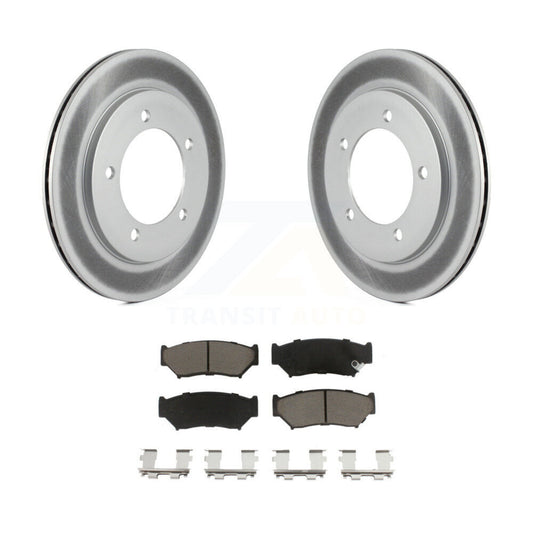 coated disc rotors and ceramic brake pads-kgc-100320 - Kit.bestparts.ca