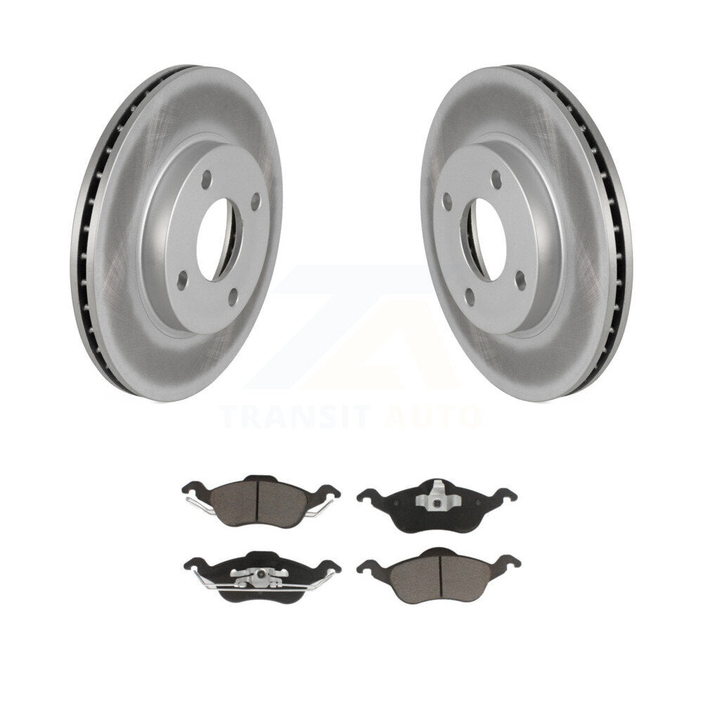 Coated Disc Rotors and Ceramic Brake Pads Kit-KGC-100329 - Kit.bestparts.ca