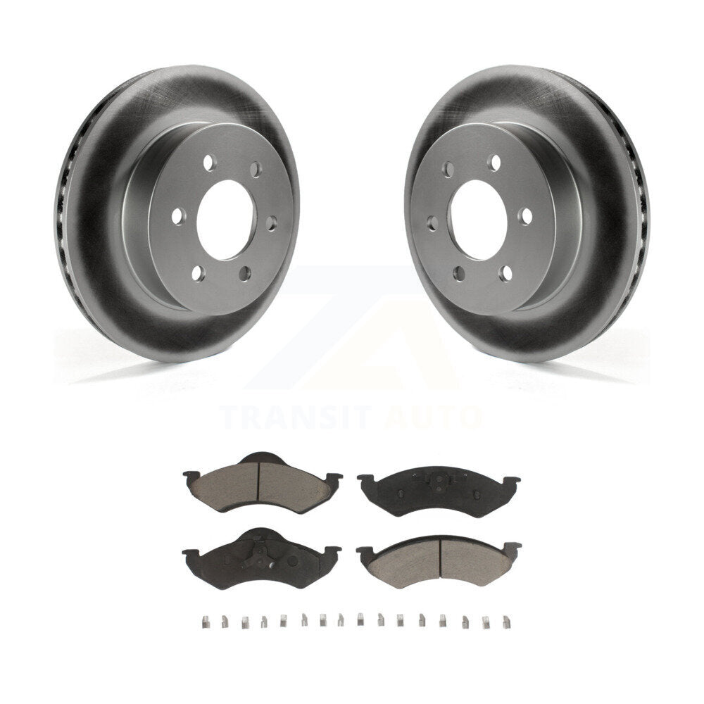 Coated Disc Rotors and Ceramic Brake Pads Kit-KGC-100332 - Kit.bestparts.ca