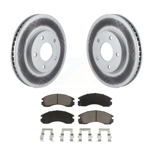 Coated Disc Rotors and Ceramic Brake Pads Kit-KGC-100336 - Kit.bestparts.ca