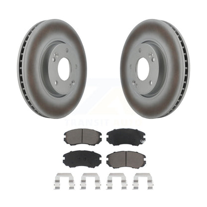 Coated Disc Rotors and Ceramic Brake Pads Kit-KGC-100343 - Kit.bestparts.ca