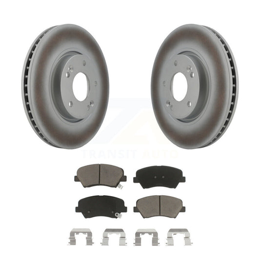 Coated Disc Rotors and Ceramic Brake Pads Kit-KGC-100346 - Kit.bestparts.ca