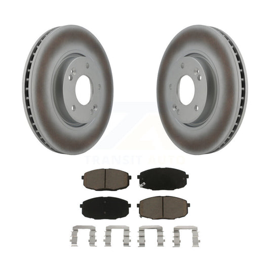 Coated Disc Rotors and Ceramic Brake Pads Kit-KGC-100349 - Kit.bestparts.ca