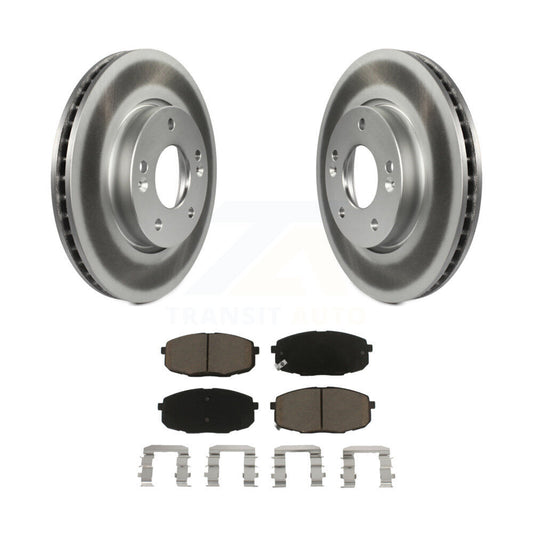 Coated Disc Rotors and Ceramic Brake Pads Kit-KGC-100350 - Kit.bestparts.ca