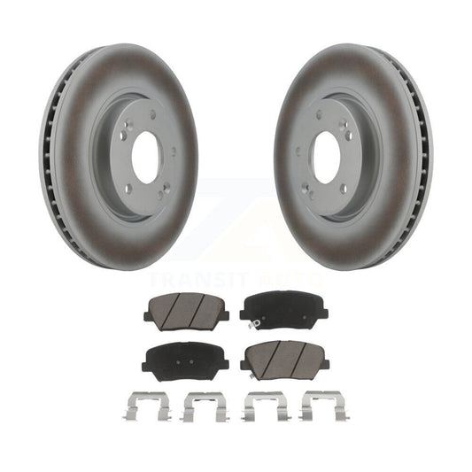 Coated Disc Rotors and Ceramic Brake Pads Kit-KGC-100355 - Kit.bestparts.ca