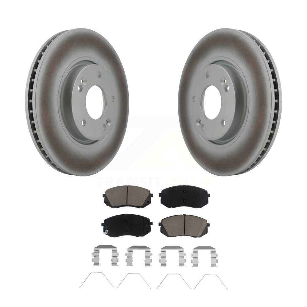 Coated Disc Rotors and Ceramic Brake Pads Kit-KGC-100357 - Kit.bestparts.ca