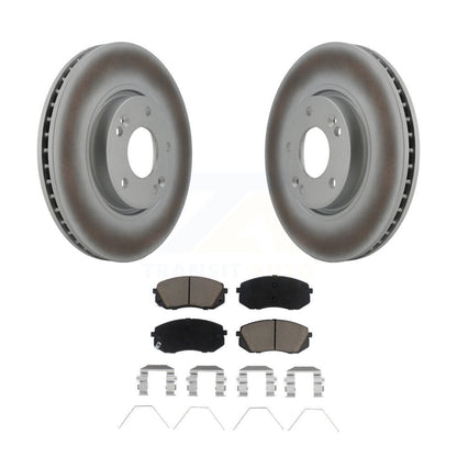 Coated Disc Rotors and Ceramic Brake Pads Kit-KGC-100357 - Kit.bestparts.ca