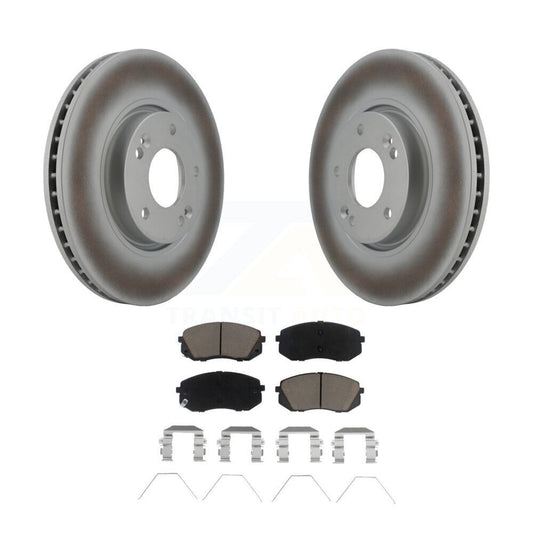 Coated Disc Rotors and Ceramic Brake Pads Kit-KGC-100357 - Kit.bestparts.ca