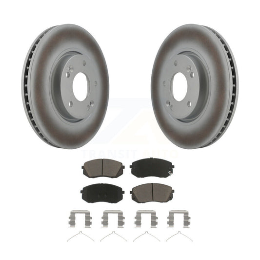 Coated Disc Rotors and Ceramic Brake Pads Kit-KGC-100358 - Kit.bestparts.ca