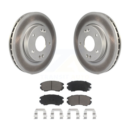 Coated Disc Rotors and Ceramic Brake Pads Kit-KGC-100365 - Kit.bestparts.ca